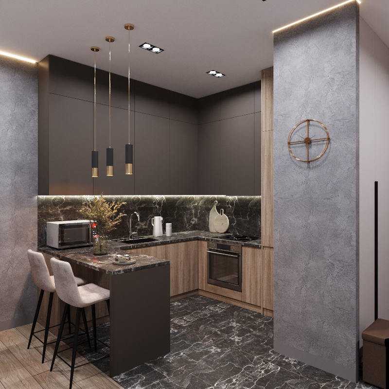 Modern Design Construction work example